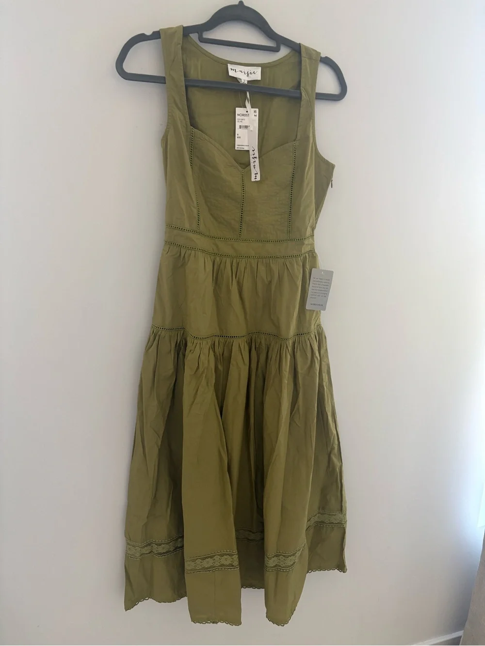 Maisie Cotton Poplin Midi Dress